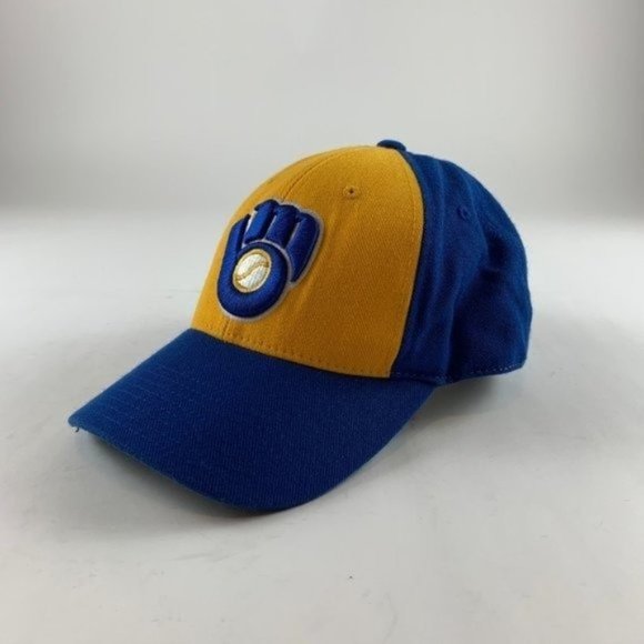 American Needle Other - Milwaukee Brewers MLB Retro Blue Gold American Needle 1978 Fitted Hat